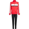 adidas Seasonal Essentials Tiberio 3 juostelių trikotažinis vaikiškas sportinis kostiumas, raudonas ir juodas JI6214