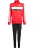 adidas Seasonal Essentials Tiberio 3 juostelių trikotažinis vaikiškas sportinis kostiumas, raudonas ir juodas JI6214