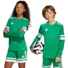 adidas Squadra 25 marškinėliai ilgomis rankovėmis vaikams žali JN7491