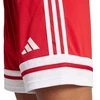 adidas Squadra 25 moteriški raudoni šortai JJ0011