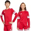 adidas Squadra 25 Vaikiškas džersis ilgomis rankovėmis, raudonas ir baltas JJ0041