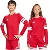 adidas Squadra 25 Vaikiškas džersis ilgomis rankovėmis, raudonas ir baltas JJ0041