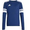 adidas Squadra 25 vaikiški marškinėliai ilgomis rankovėmis tamsiai mėlynos spalvos JJ0049
