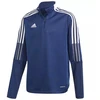 Adidas Tiro 21 jaunimo marškinėliai treniruotėms, jaunimo GK9661 megztinis