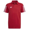 adidas Tiro 23 Competition Cotton Polo marškinėliai vaikams raudoni HI4715