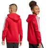 adidas Tiro 26 League sportinis džemperis su pilnu užtrauktuku ir gobtuvu vaikams raudonas KF9101