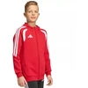 adidas Tiro 26 League sportinis džemperis su pilnu užtrauktuku ir gobtuvu vaikams raudonas KF9101