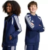 adidas Tiro 26 League sportinis džemperis su užtrauktuku vaikams, tamsiai mėlynas KF3322