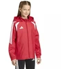 adidas Tiro 26 League vaikiška raudona striukė nuo vėjo JY9724