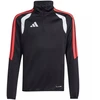 adidas Tiro 26 lygos treniruočių viršus vaikams, juodos, baltos ir raudonos spalvos, JY7159