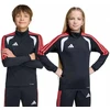 adidas Tiro 26 lygos treniruočių viršus vaikams, juodos, baltos ir raudonos spalvos, JY7159