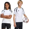 adidas Tiro 26 Varžybų treniruočių marškinėliai vaikams, balti ir juodi, KA7603