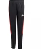 adidas Tiro 26 varžybų treniruočių vaikiškos kelnės juodos ir raudonos KA5136