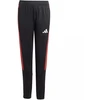 adidas Tiro 26 varžybų treniruočių vaikiškos kelnės juodos ir raudonos KA5136
