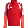 adidas Tiro 26 Varžybų treniruočių viršutinė dalis, raudonai-oranžinė, vaikams, džemperis KA7571