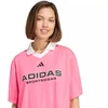 Adidas Tiro Q4 moteriški marškinėliai rožiniai JN2747