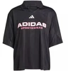 adidas Tiro Q4 Moteriški Polo Marškinėliai Juodi JN2749