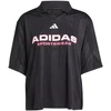 adidas Tiro Q4 Moteriški Polo Marškinėliai Juodi JN2749