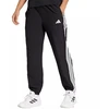 adidas Train Essentials 3 juostelių austinės kelnės moterims, juodos JI8313