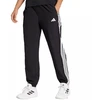 adidas Train Essentials 3 juostelių austinės kelnės moterims, juodos JI8313