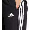 adidas Train Essentials 3 juostelių austinės kelnės moterims, juodos JI8313