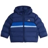 Adidas vaikiška striukė su sintetiniu pūku, tamsiai mėlyna, JL7392