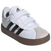 Adidas VL Court 3.0 vaikiški batai riedlenčių sportui, balti ir pilki, ID9157