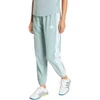 adidas Workout Essentials 3-Stripes austos moteriškos kelnės, mėtų spalvos, KC5494