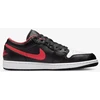 Air Jordan 1 LOW Juodos/Ugnies raudonos/Baltos sportiniai bateliai - 553558-063