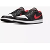 Air Jordan 1 LOW Juodos/Ugnies raudonos/Baltos sportiniai bateliai - 553558-063