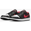 Air Jordan 1 LOW Juodos/Ugnies raudonos/Baltos sportiniai bateliai - 553558-063