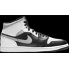 Air Jordan 1 Mid Baltas Shadow batai - 554724-073