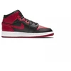 Air Jordan 1 Mid Banned GS retro batai - 554725-074