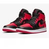 Air Jordan 1 Mid Banned Krepšinio bateliai - 554724-074