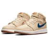 Air Jordan 1 Mid Flisinis Perlų Baltumo GS Žiemos Avalynė - DO2207-264