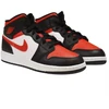 Air Jordan 1 Mid GS Fire Raudona krepšinio batai - 554725-079