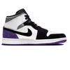 Air Jordan 1 Mid SE Varsity Violetinė krepšinio bateliai - 852542-105