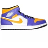 Air Jordan 1 MID sportbačiai Los Angeles Lakers LA - DQ8426-517