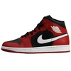 Air Jordan 1 Mid Vyriški krepšinio bateliai Juoda/Raudona/Balta - DQ8426-061