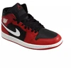 Air Jordan 1 Mid Vyriški krepšinio bateliai Juoda/Raudona/Balta - DQ8426-061