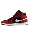 Air Jordan 1 Mid Vyriški krepšinio bateliai Juoda/Raudona/Balta - DQ8426-061