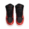 Air Jordan 1 Mid Vyriški krepšinio bateliai Juoda/Raudona/Balta - DQ8426-061