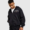 Air Jordan Brooklyn Fleece džemperis su gobtuvu ir pilnu užtrauktuku, juodas - IB7908-011