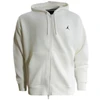 Air Jordan Brooklyn Fleece Jumpman džemperis su užtrauktuku ir gobtuvu, baltas - FV7289-133