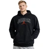 Air Jordan Brooklyn Fleece Vyriškas Džemperis su Gobtuvu Juodas - IB7241-010