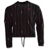 Air Jordan Essential flisinis viršutinis drabužis moterims, juoda/ryškiai raudona - DJ2623-010