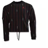 Air Jordan Essential flisinis viršutinis drabužis moterims, juoda/ryškiai raudona - DJ2623-010