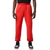 Air Jordan Flight Fleece vyriškos sportinės kelnės, raudonos spalvos – FV7251-673