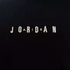 Air Jordan Jumpman Siuvinėtas Air Crew vyriški marškinėliai Juodi - DM3182-010