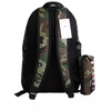 Air Jordan Mokyklinė kuprinė su penalu Camo + Penalas - 9B0503-650